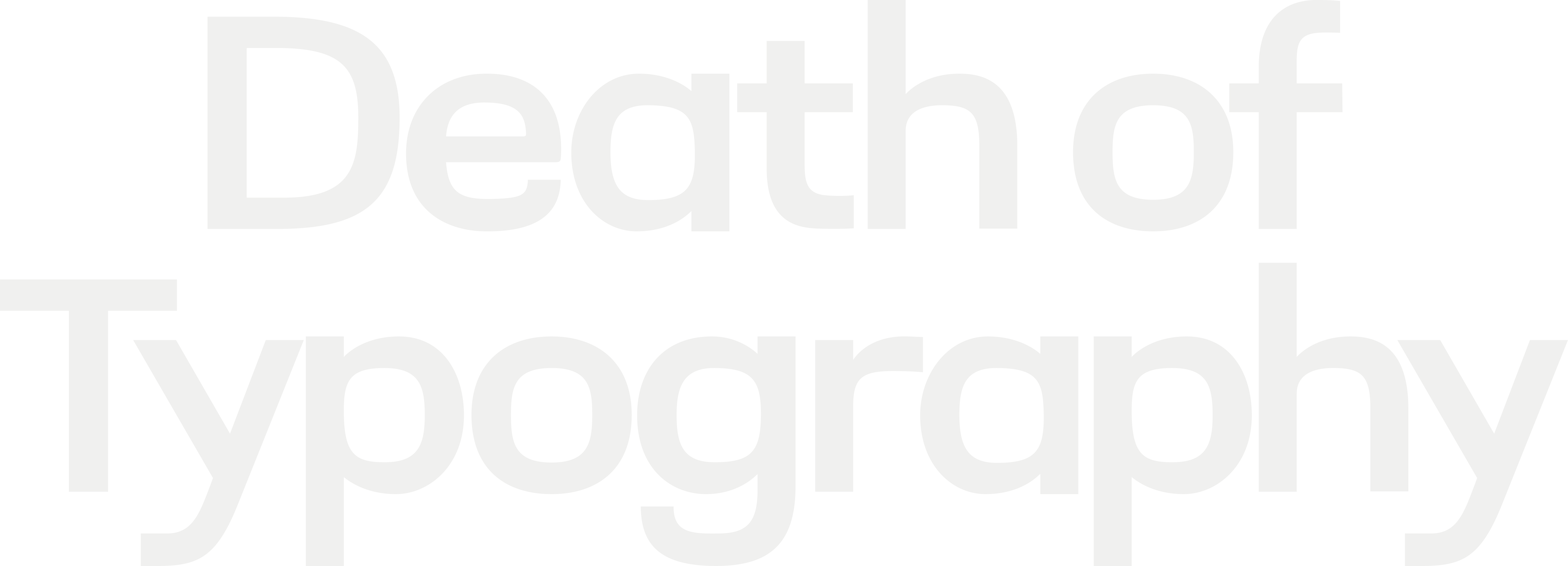 Death of Typography